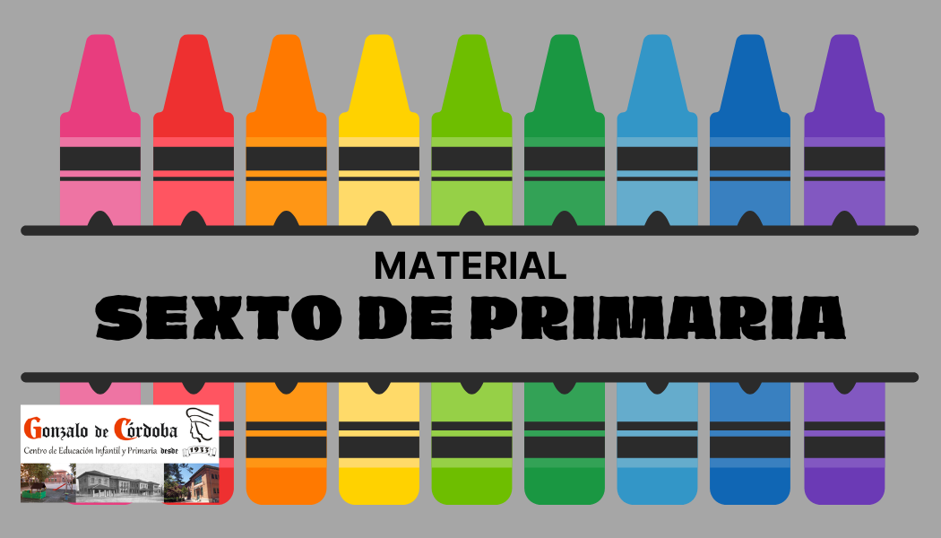 Material 6º de Primaria