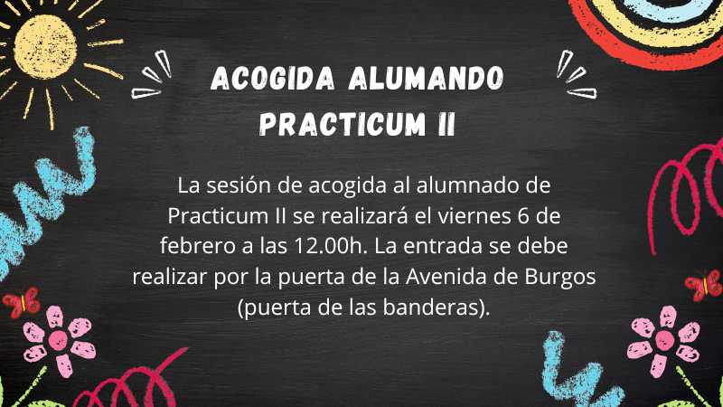Acogida Practicum II 2025-2026