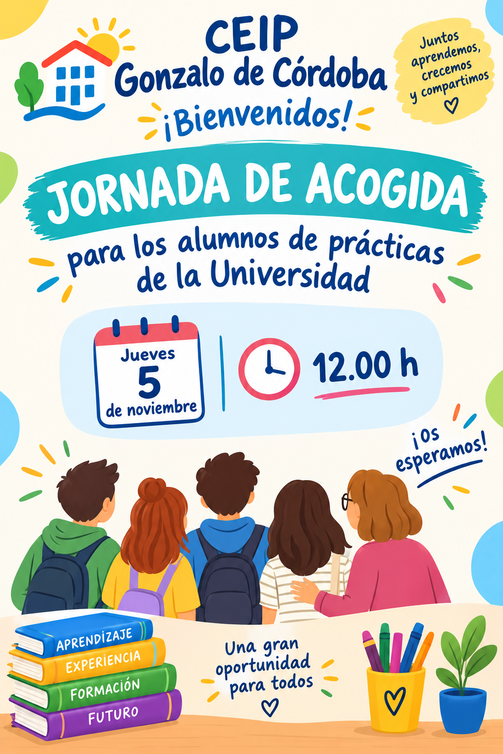 Jornada de acogida alumnos prácticas 5 de noviembre 2026