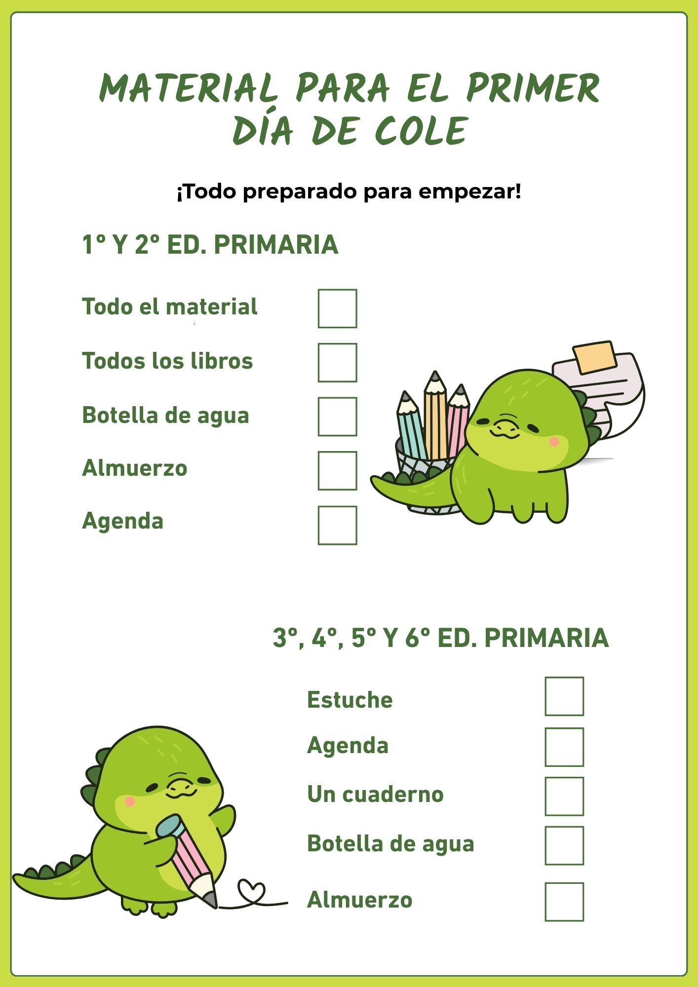 Material primer día de curso 26-27